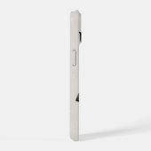 黒エレガントバラゴシックフローラ電話ケース | ダーク iPhone 15ケース (右側面)