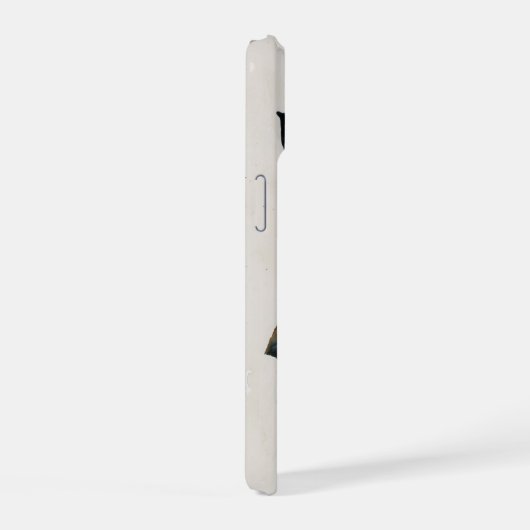 黒エレガントバラゴシックフローラ電話ケース | ダーク iPhone 15ケース (右側面)