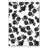 黒エレガントバラメニュー テーブルナンバー (裏面)