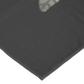 黒エレガントピンク緑フローラ テーブルクロス (アングル)