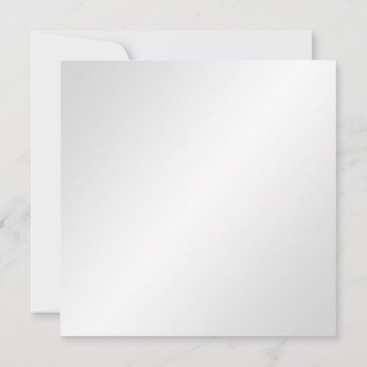 黒エレガントフローラ夫人ミセス・結婚式招待状 招待状 (裏面)