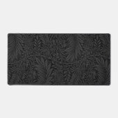 黒エレガントフローラ植物学 デスクマット (正面)