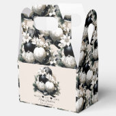 黒エレガントベージュアイボリークリスマス装飾 フェイバーボックス (オープン)