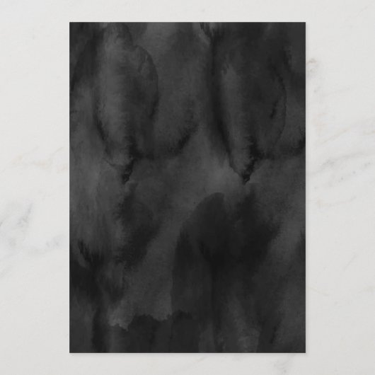 黒エレガントモダンの旅結婚行計画 プログラム (裏面)