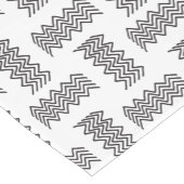 黒エレガントモダン白のテーブルランナー ショートテーブルランナー (コーナー)