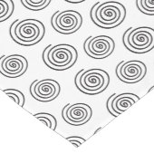 黒エレガントモダン白のテーブルランナー ショートテーブルランナー (コーナー)