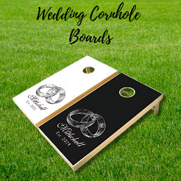 黒エレガントモダン白の結婚リングや輪