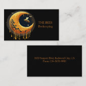 黒エレガントモダン色 名刺 (正面/裏面)