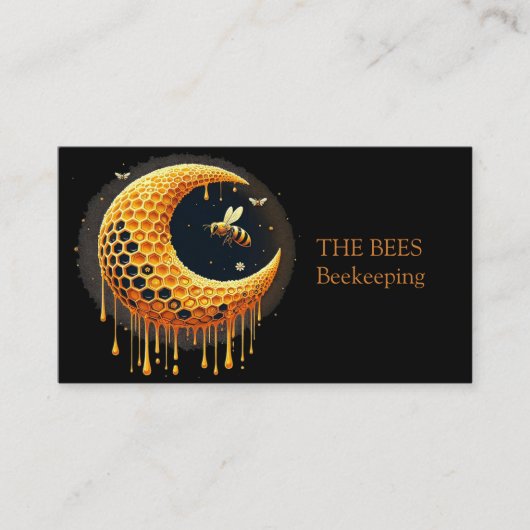 黒エレガントモダン色 名刺 (正面)