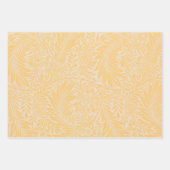 黒エレガントモダン赤金ゴールド花柄 ラッピングペーパーシート (正面2)