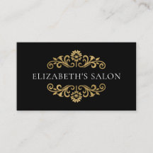 黒エレガントモダン金ゴールド