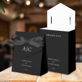 黒エレガントモノグラ結婚ム フェイバーボックス