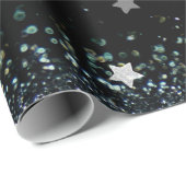 黒エレガントラッピング紙 ラッピングペーパー (ロールコーナー)