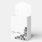 黒エレガントレース白ダマスク フェイバーボックス (オープン)