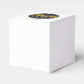 黒エレガント円金ゴールドあり結婚 フェイバーボックス (正面サイド)