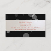 黒エレガント口紅ロイヤリティカード ロイヤリティカード (裏面)