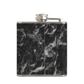 黒エレガント大理石パタカスタムーン フラスク (裏面)