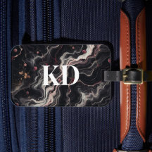 黒エレガント大理石モダン&トラベスタイリッシュル