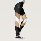 黒エレガント大理石 レギンス (右)