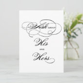 黒エレガント字と彼女の飲み物の看板 (スタンド正面)