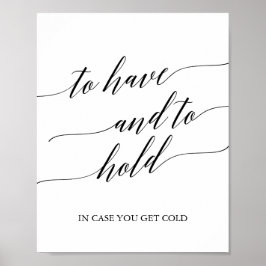 黒エレガント字の看板 ポスター