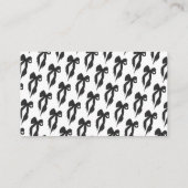 黒エレガント弓の推測いくつのキスゲーム エンクロージャーカード (裏面)