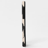 黒エレガント弓パターンiPhoneケース Case-Mate iPhoneケース (裏面/左)