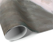 黒エレガント扇子の女性（藤島武二） ラッピングペーパー (ロールコーナー)