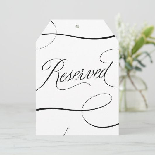 黒エレガント文字結婚の座席記号 (スタンド正面)