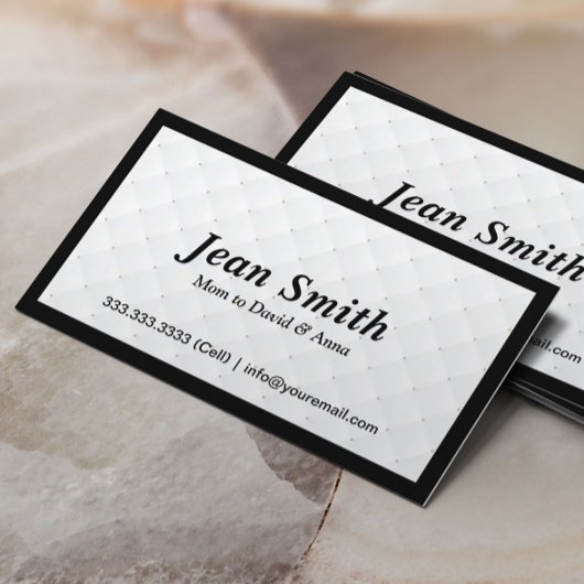 黒エレガント枠ダイヤモンドキルトモマカード コーリングカード