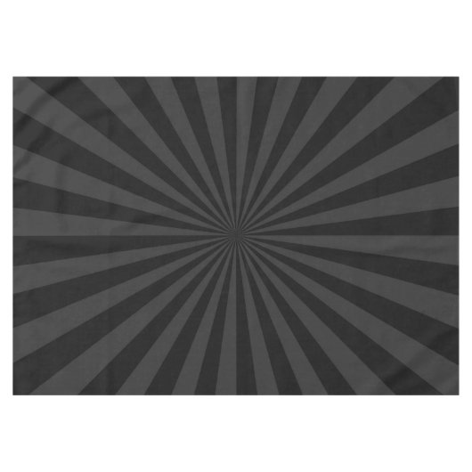 黒エレガント炭が破裂カスタマイズ テーブルクロス (正面(横))