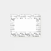 黒エレガント白お盆召し上がりシェフフランスの ポストイット (正面)