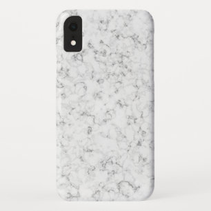 黒エレガント白の大理石 iPhone XRケース