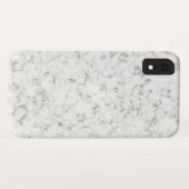 黒エレガント白の大理石 Case-Mate iPhoneケース (裏面(横))