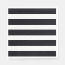 黒エレガント白シックストライプの紙