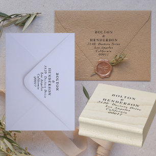 黒エレガント白フローラリース結婚ズ ラバースタンプ