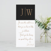 黒エレガント白金ゴールドあり結婚がとう (スタンド正面)