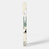 黒エレガント白鳥 Case-Mate iPhoneケース (裏面 / 左)