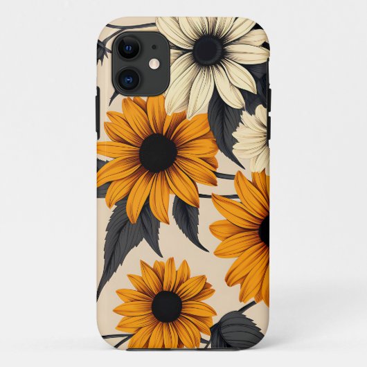 黒エレガント目のサザンズ Case-Mate iPhoneケース (裏面)
