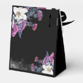 黒エレガント紫ゴシックフローラスカル結婚ズ フェイバーボックス (裏面サイド)