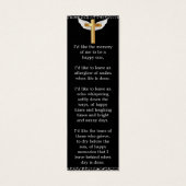 黒エレガント繊細な記念葬式のしおり (裏面)