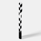 黒エレガント色と白ストライプ色のパターン名 Case-Mate iPhoneケース (裏面 / 右)