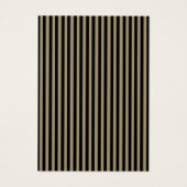 黒エレガント色と緑のストライプサンキューカード (裏面)