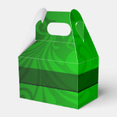 黒エレガント色と緑の切り妻のビーフボックス フェイバーボックス (裏面サイド)