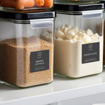 黒エレガント色のビジネスカスタムロゴパネルのラベル