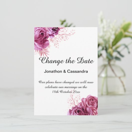 黒エレガント色のピンクのフローラ縁どが日付を変更 (スタンド正面)