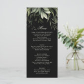 黒エレガント色の緑のメニュー メニュー (スタンド正面)