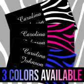 黒エレガント色ゼブラヘア&美しい 名刺