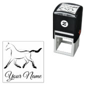 黒エレガント色馬 セルフインキングスタンプ (インサイチュ)