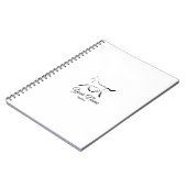 黒エレガント色馬 ノートブック (左側)